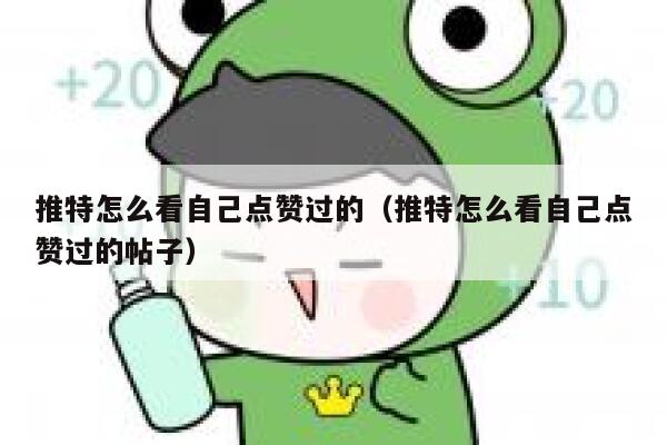 推特怎么看自己点赞过的（推特怎么看自己点赞过的帖子） 第1张
