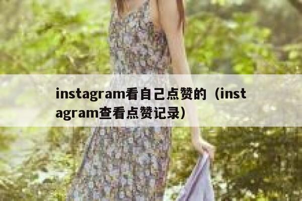 instagram看自己点赞的（instagram查看点赞记录） 第1张