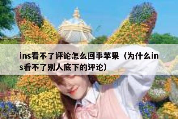 ins看不了评论怎么回事苹果（为什么ins看不了别人底下的评论） 第1张