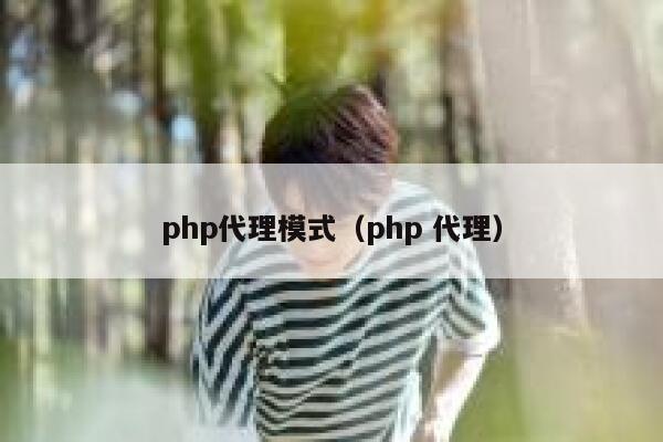 php代理模式（php 代理） 第1张