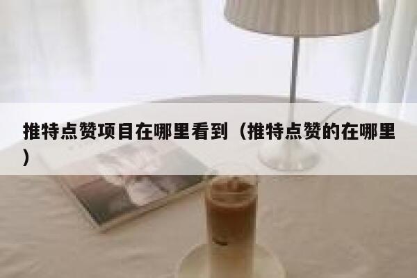 推特点赞项目在哪里看到（推特点赞的在哪里） 第1张