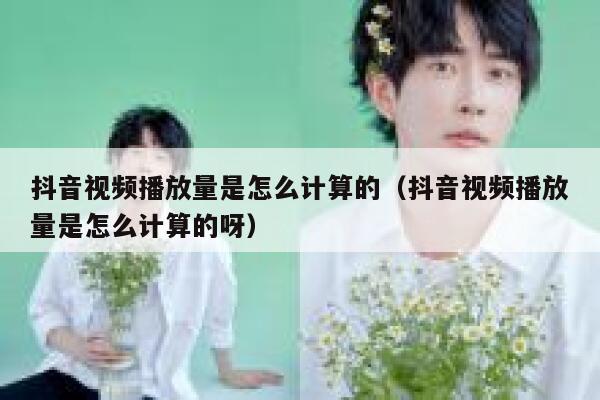 抖音视频播放量是怎么计算的（抖音视频播放量是怎么计算的呀） 第1张