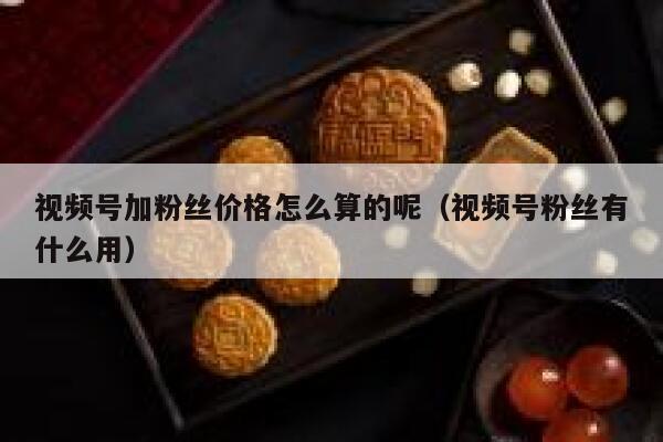 视频号加粉丝价格怎么算的呢（视频号粉丝有什么用） 第1张