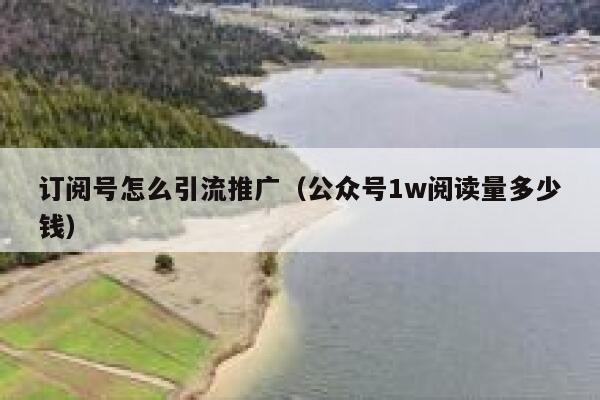 订阅号怎么引流推广（公众号1w阅读量多少钱） 第1张
