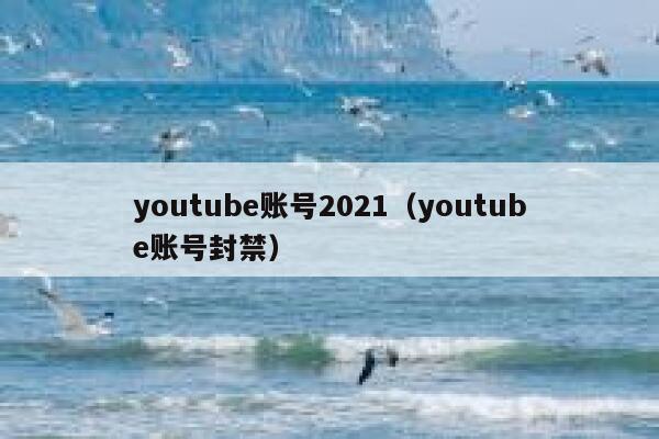 youtube账号2021（youtube账号封禁） 第1张