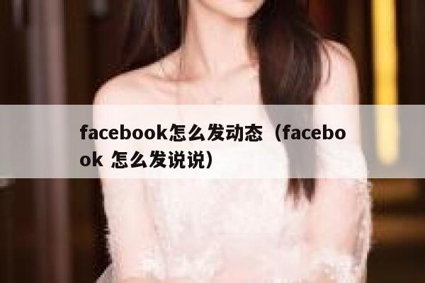 facebook怎么发动态（facebook 怎么发说说） 第1张