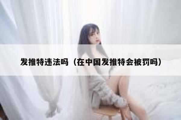 发推特违法吗（在中国发推特会被罚吗） 第1张