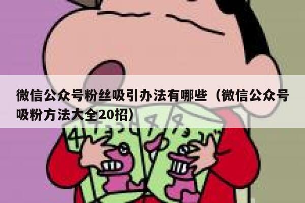 微信公众号粉丝吸引办法有哪些（微信公众号吸粉方法大全20招） 第1张