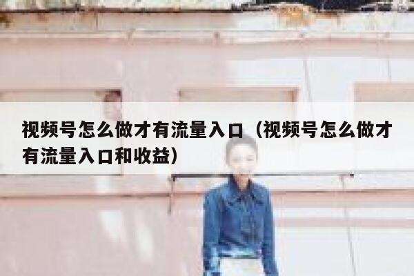 视频号怎么做才有流量入口（视频号怎么做才有流量入口和收益） 第1张