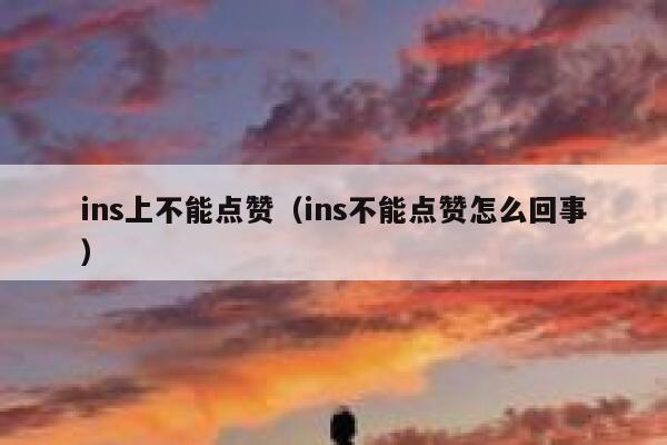 ins上不能点赞（ins不能点赞怎么回事） 第1张
