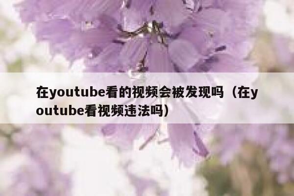 在youtube看的视频会被发现吗（在youtube看视频违法吗） 第1张