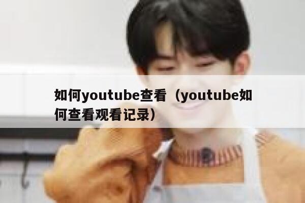 如何youtube查看(youtube如何查看观看记录) 第1张 如何youtube查看(youtube如何查看观看记录) 第1张
