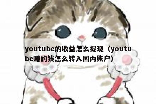youtube的收益怎么提现（youtube赚的钱怎么转入国内账户） 第1张
