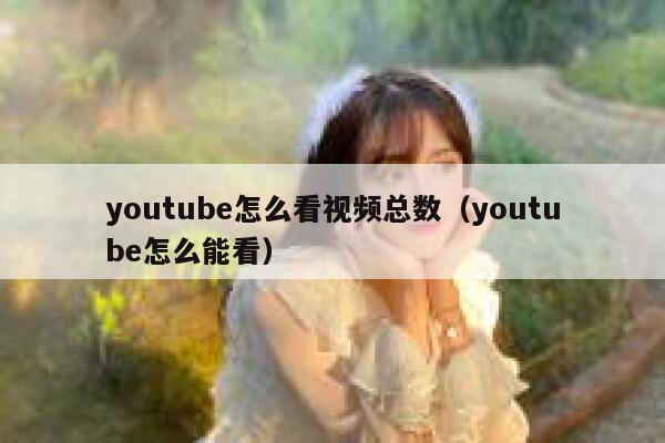 youtube怎么看视频总数（youtube怎么能看） 第1张