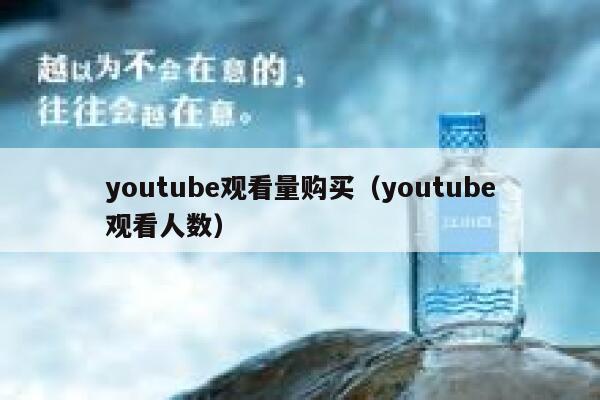 youtube观看量购买（youtube观看人数） 第1张