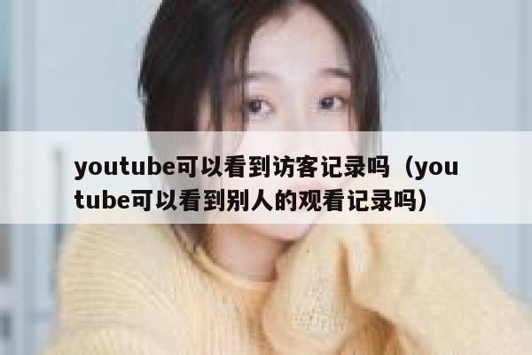 youtube可以看到访客记录吗（youtube可以看到别人的观看记录吗） 第1张