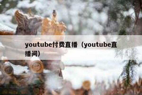 youtube付费直播（youtube直播间） 第1张