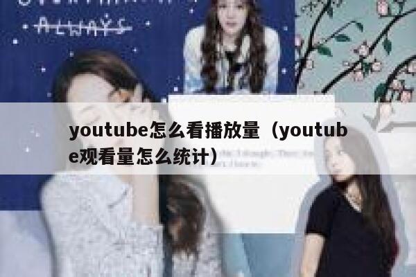youtube怎么看播放量（youtube观看量怎么统计） 第1张