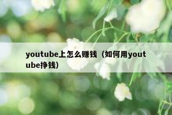 youtube上怎么赚钱（如何用youtube挣钱） 第1张