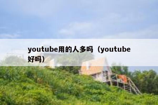 youtube用的人多吗（youtube好吗） 第1张