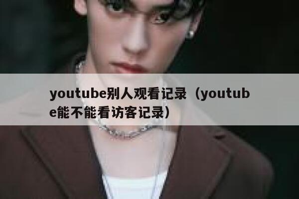 youtube别人观看记录（youtube能不能看访客记录） 第1张