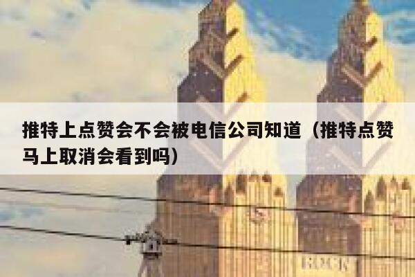推特上点赞会不会被电信公司知道（推特点赞马上取消会看到吗） 第1张