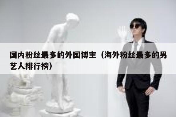 国内粉丝最多的外国博主（海外粉丝最多的男艺人排行榜） 第1张