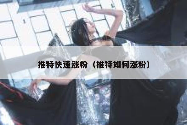 推特快速涨粉（推特如何涨粉） 第1张