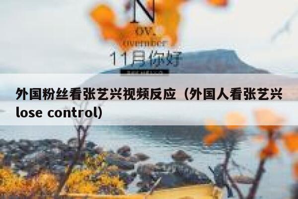 外国粉丝看张艺兴视频反应（外国人看张艺兴lose control） 第1张