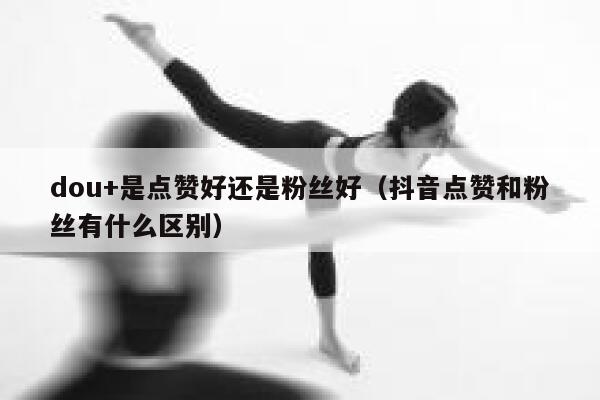 dou+是点赞好还是粉丝好（抖音点赞和粉丝有什么区别） 第1张