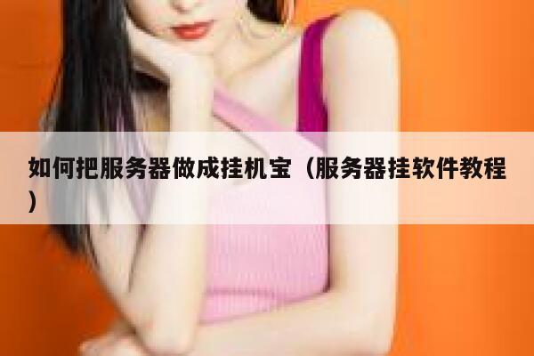 如何把服务器做成挂机宝（服务器挂软件教程） 第1张
