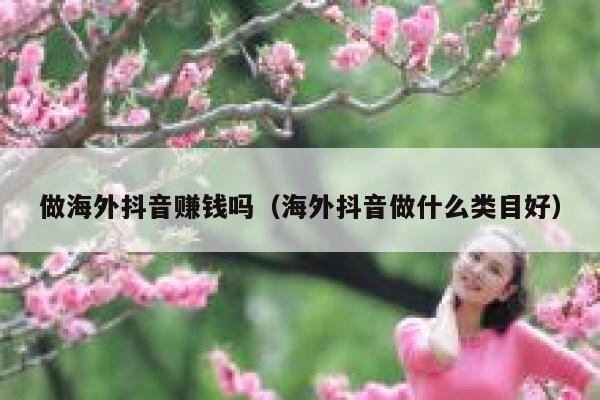 做海外抖音赚钱吗（海外抖音做什么类目好） 第1张