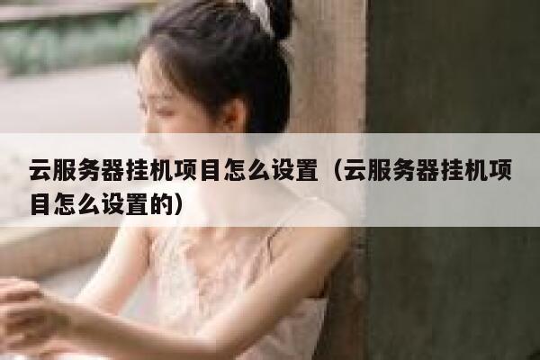 云服务器挂机项目怎么设置（云服务器挂机项目怎么设置的） 第1张
