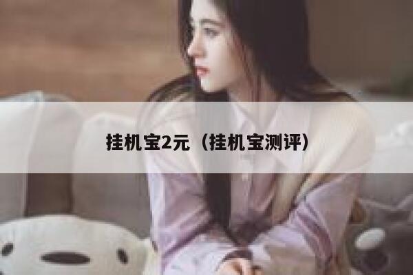 挂机宝2元（挂机宝测评） 第1张