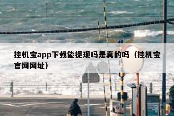 挂机宝app下载能提现吗是真的吗（挂机宝官网网址） 第1张