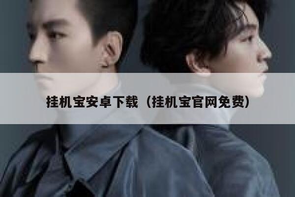 挂机宝安卓下载（挂机宝官网免费） 第1张