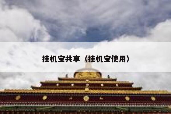 挂机宝共享（挂机宝使用） 第1张