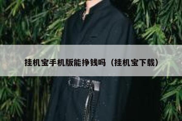 挂机宝手机版能挣钱吗（挂机宝下载） 第1张
