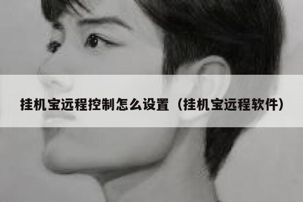 挂机宝远程控制怎么设置（挂机宝远程软件） 第1张