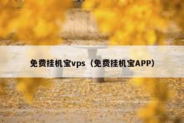 免费挂机宝vps（免费挂机宝APP） 第1张