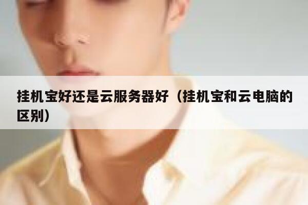 挂机宝好还是云服务器好（挂机宝和云电脑的区别） 第1张