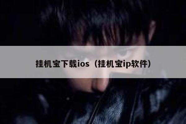 挂机宝下载ios（挂机宝ip软件） 第1张