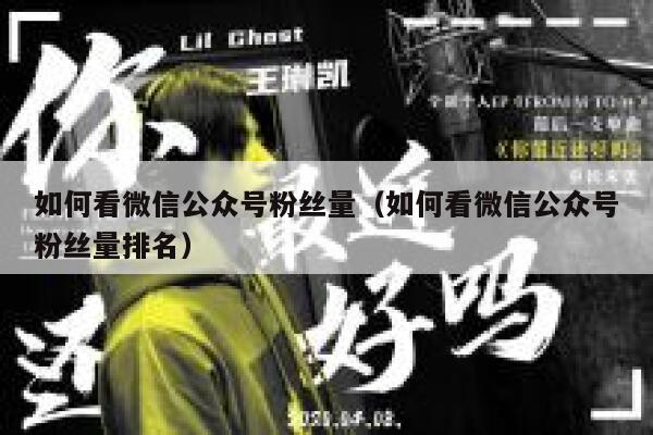 如何看微信公众号粉丝量（如何看微信公众号粉丝量排名） 第1张