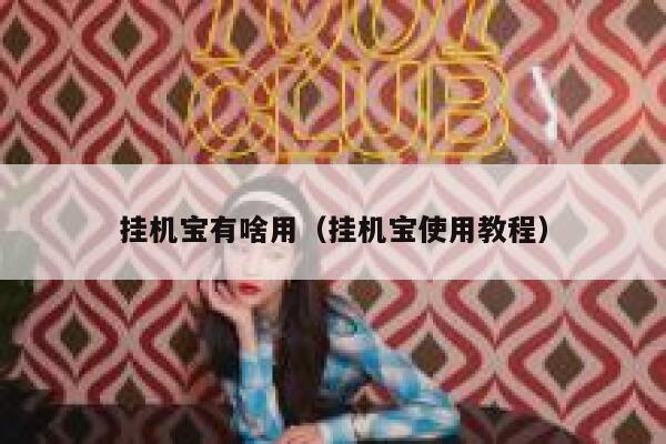 挂机宝有啥用（挂机宝使用教程） 第1张