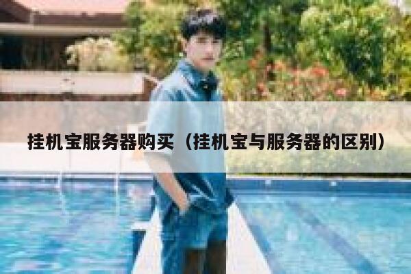 挂机宝服务器购买（挂机宝与服务器的区别） 第1张