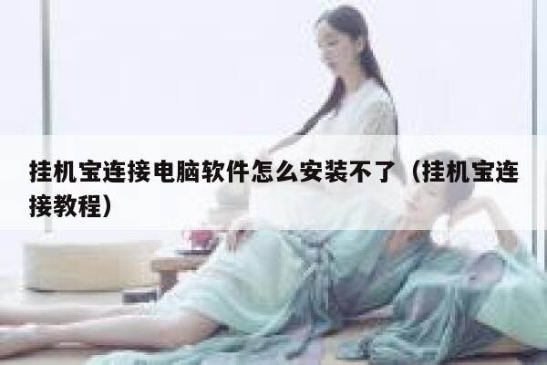 挂机宝连接电脑软件怎么安装不了（挂机宝连接教程） 第1张
