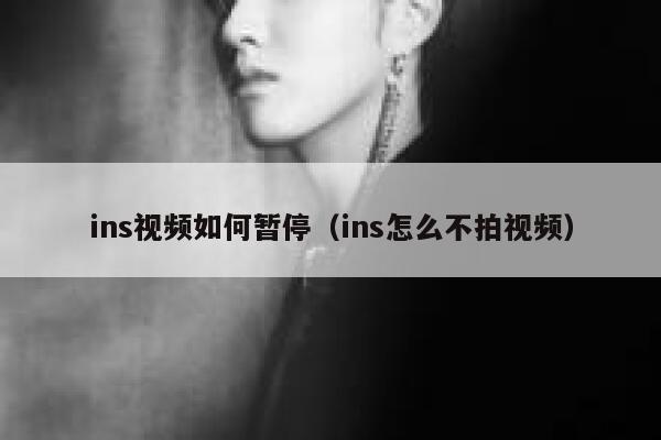 ins视频如何暂停（ins怎么不拍视频） 第1张
