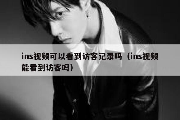 ins视频可以看到访客记录吗（ins视频能看到访客吗） 第1张