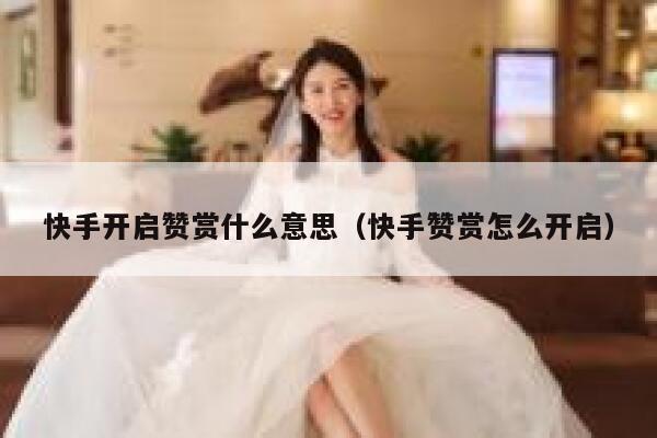 快手开启赞赏什么意思(快手赞赏怎么开启) 第1张 快手开启赞赏什么意思(快手赞赏怎么开启) 第1张