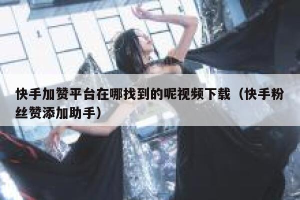 快手加赞平台在哪找到的呢视频下载（快手粉丝赞添加助手） 第1张